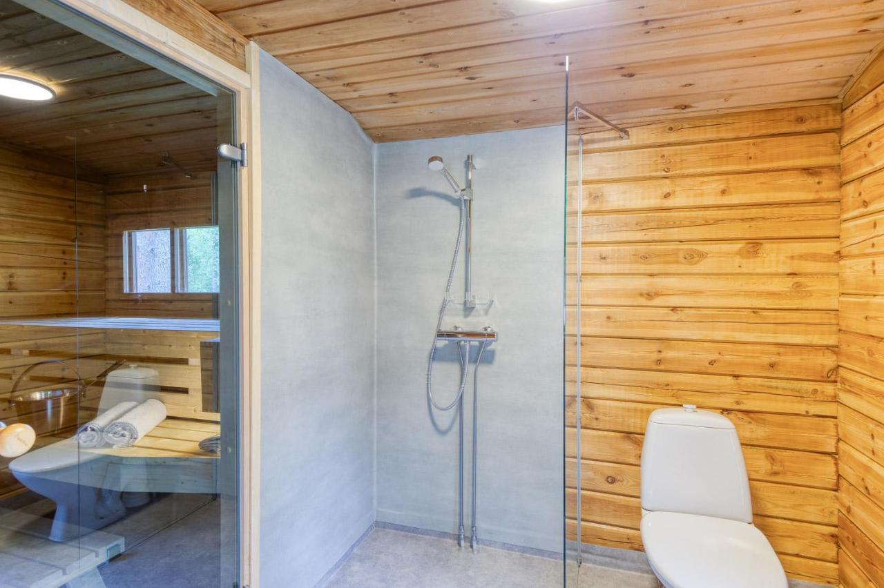 Pinetree Cottages Cozy Log Cabin Kalanti Luaran gambar