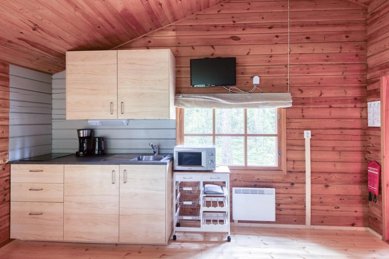 Pinetree Cottages Cozy Log Cabin Kalanti Luaran gambar