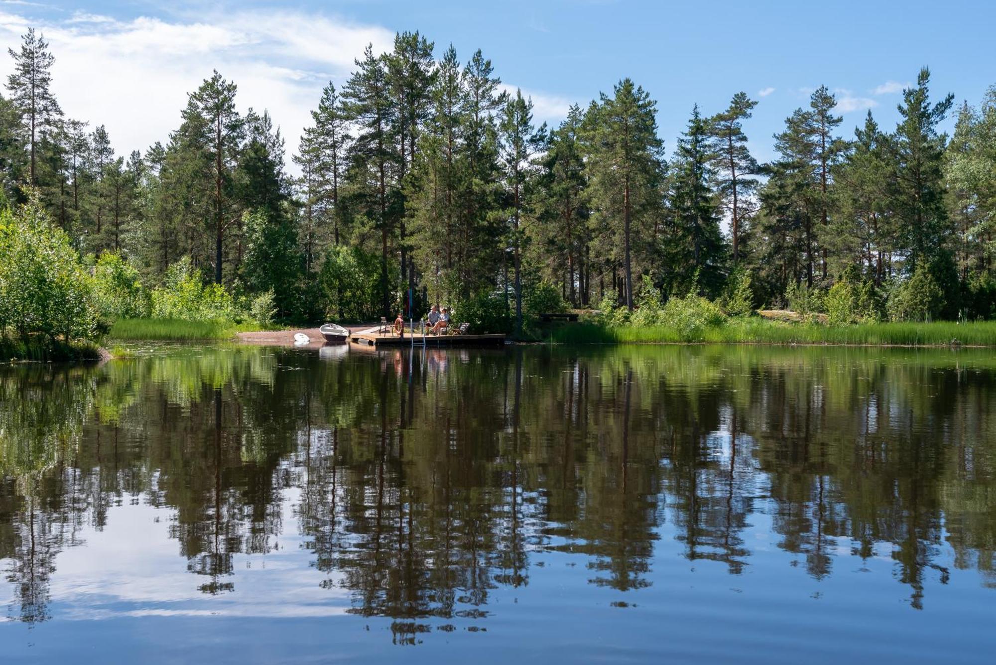 Pinetree Cottages Cozy Log Cabin Kalanti Luaran gambar