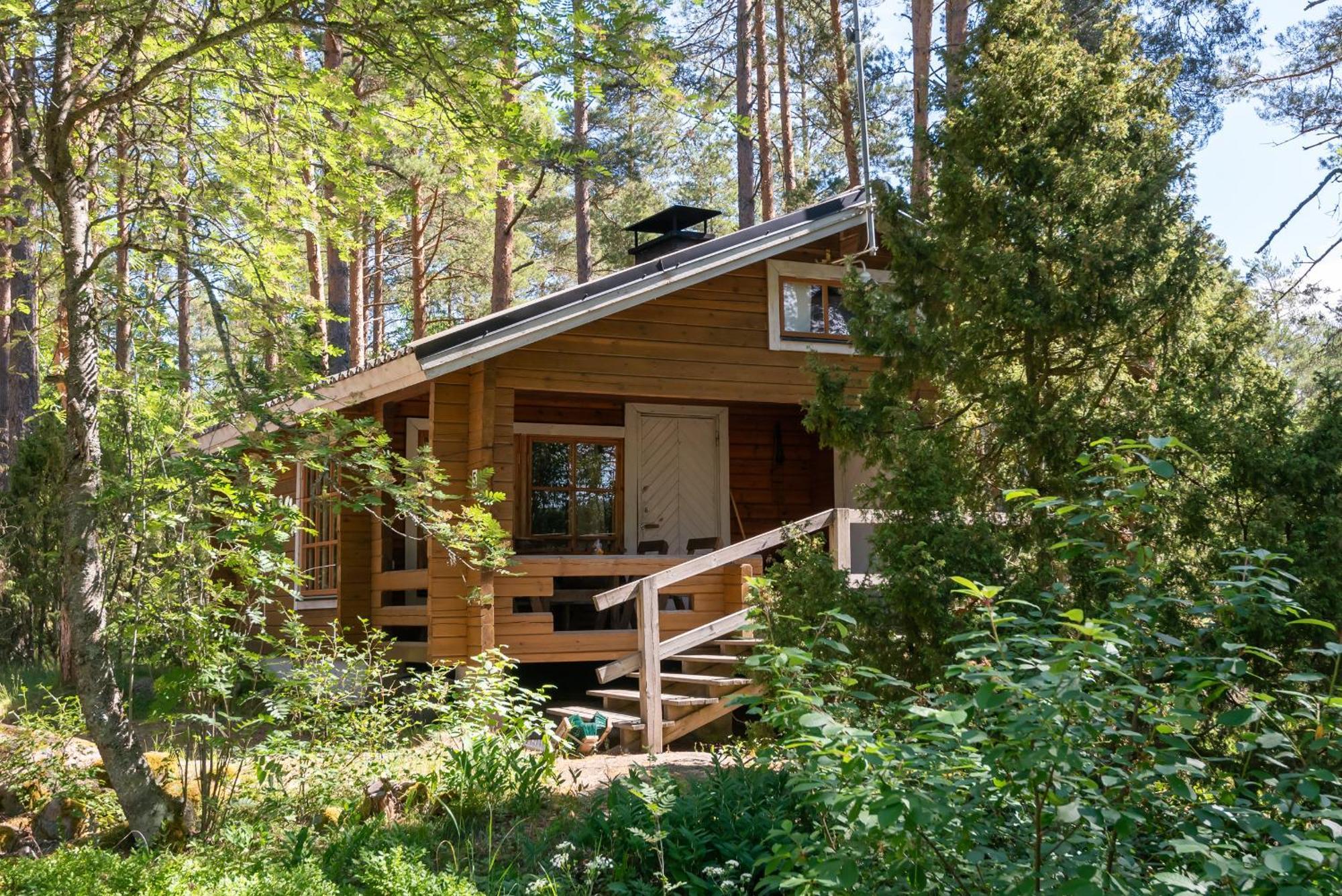 Pinetree Cottages Cozy Log Cabin Kalanti Luaran gambar